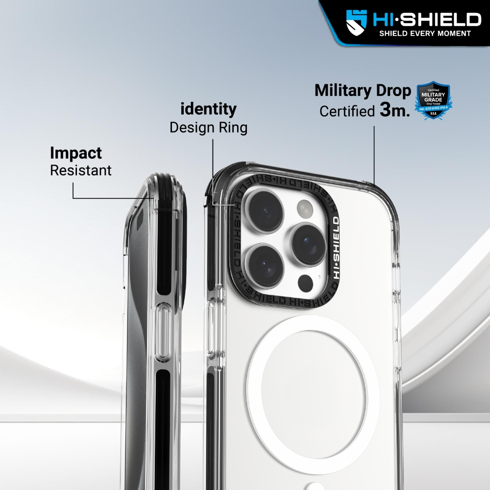 HI-SHIELD Magsafe Shockproof Case รุ่น Daisy1 [iPhone17/iPhone16/iPhone15/iPhone14] - เคสแม่เหล็กกันกระแทก - รูปที่ 3