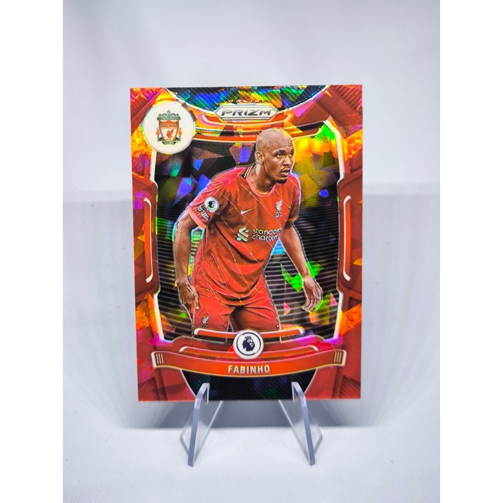 การ์ดฟุตบอล Panini Prizm Premier League Soccer Cards Red ice 2021 - 2022
