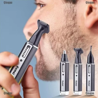 Kemei KM-6630 ชุดเครื ่ องตัดขนจมูกมัลติฟังก ์ ชั ่ นแบบชาร ์ จไฟได ้ 4-in-1