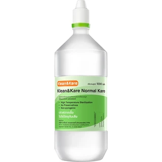 Klean&Kare Normal Kare ขนาด 1000 ml. น้ำเกลือ คลีนแอนด์แคร์ นอร์มอลแคร์ ขวดปลายแหลม