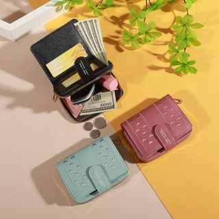 B-755🌟 กระเป๋าสำหรับผู้หญิง กระเป๋าสตางค์ใบสั้น Fashion 6สี