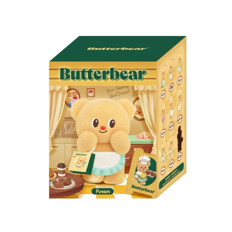 พร้อมส่ง 📦✨ ฟิกเกอร์ น้องหมีเนย Funism Butterbear Operating Day Series Blind Box ลิขสิทธิ์แท้💯