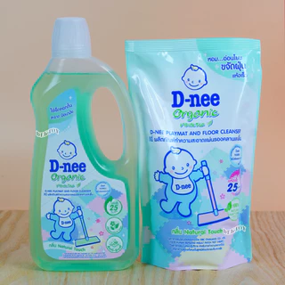 D-nee ดีนี่ ผลิตภัณฑ์ทำความสะอาดแผ่นรองคลานและพื้น น้ำยาถูพื้นเด็ก (800และ650 มล.) น้ำยาถูพื้น