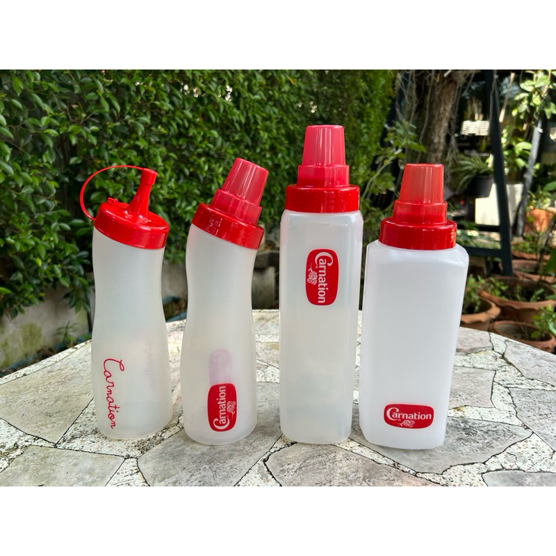 (ราคาใบละ) ขวดบีบซอส ขวดบีบนม คาเนชั่น ขนาด 750ml /1000ml/1200ml