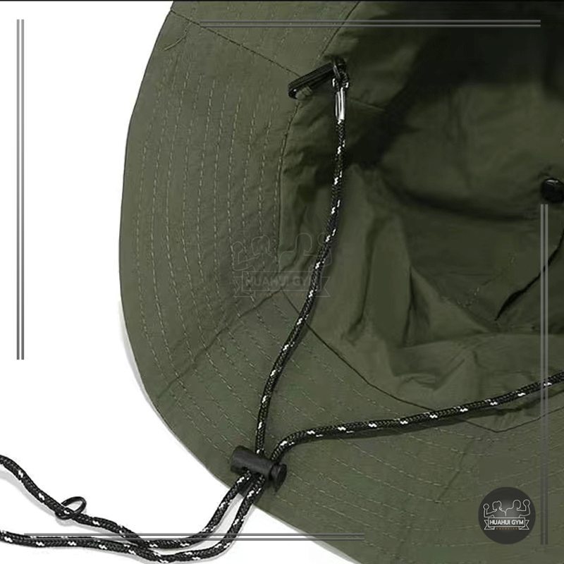 หมวกบักเก็ตกันน้ำ หมวกเดินป่า กันแดด ป้องกันรังสียูวี กันน้ํา กันฝน แบบแห้งเร็ว สบาย และระบายอากาศได้ - รูปที่ 6