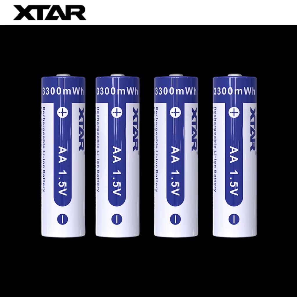 #XTAR 1.5V Li-ion Battery AA (Pack 4)