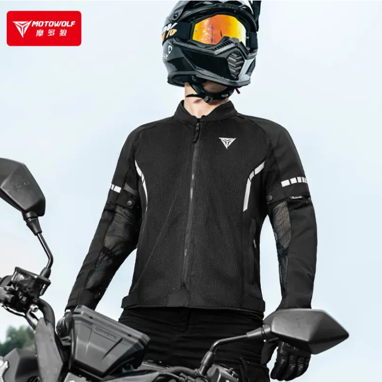MOTOWOLF MDL0530 เสื้อการ์ดรุ่นใหม่ที่ออกแบบมาเพื่อหน้าร้อนระบายอากาศที่สุด (ของแท้100%)