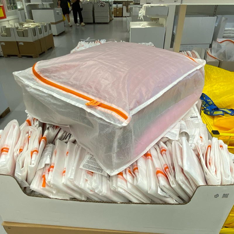 IKEA [PARKLA]  ถุงใส่เสื้อผ้า 55x49x19 ซม
