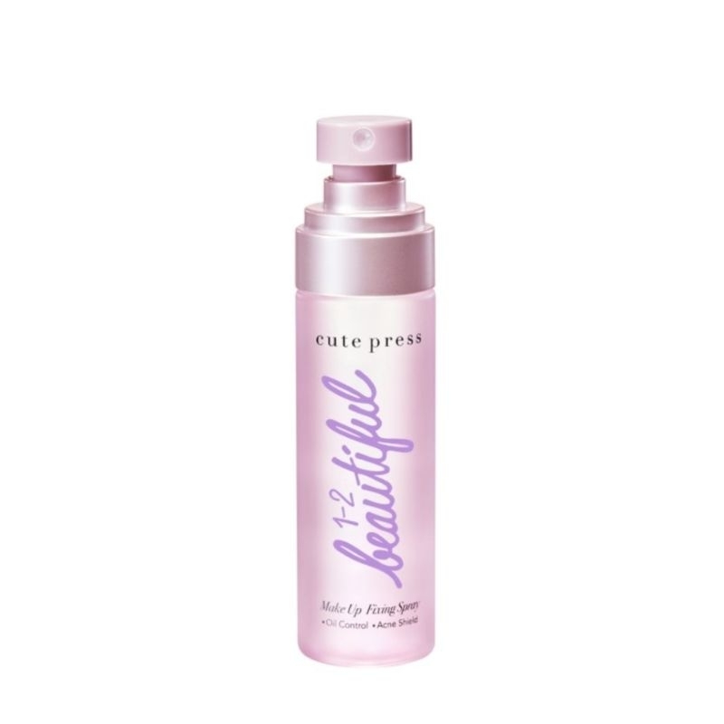 (ในไลฟ์ลด100฿)*ของแท้*พร้อมส่ง*ส่งไว*Cute Press 1-2-Beautiful Make Up Fixing Spray 60ml.