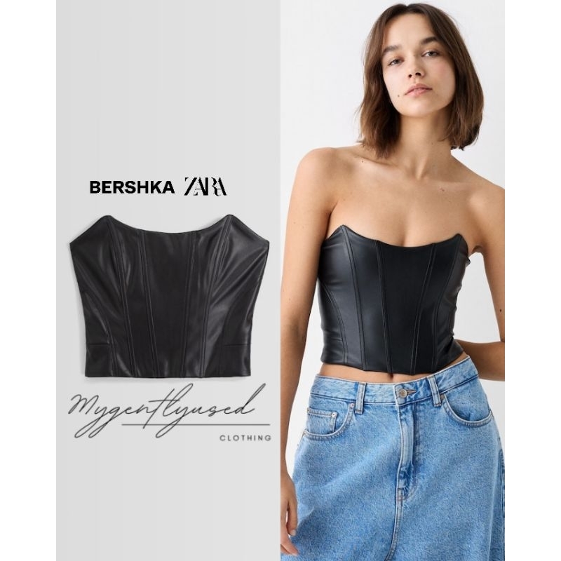 Bershka เกาะอกหนังสไตล์สายฝอ
