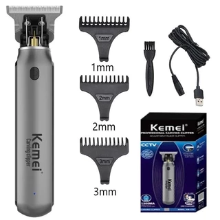 Kemei KM-1757 USB ชาร์จปัตตาเลี่ยนผมไร้สาย Professional Hair Clipper ชาร์จไฟฟ้าผม Trimmer ตัดผม Ha