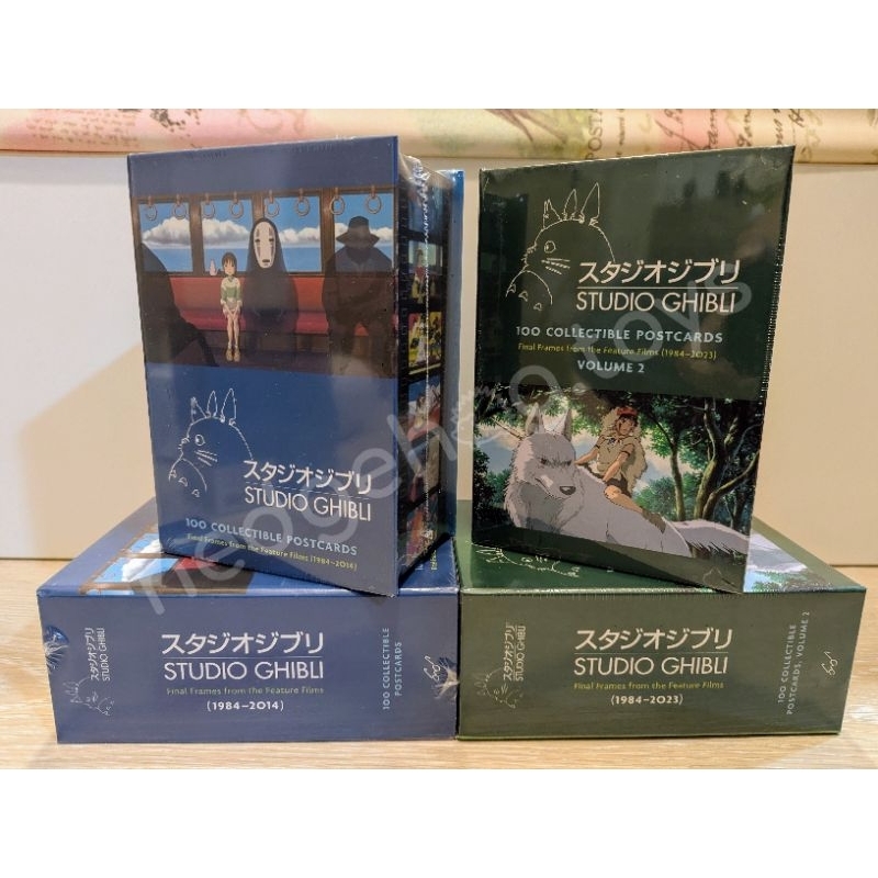 ของแท้ พร้อมส่ง โปสการ์ด Studio Ghibli - 100 Collectible Postcards - Final Frames from the Featured 