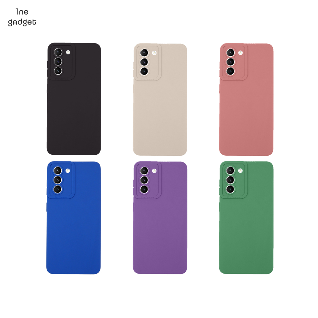 เคส สำหรับ Samsung Galaxy S21 เคสซิลิโคนนิ่ม กันกล้อง สีพาสเทล TPU หนา