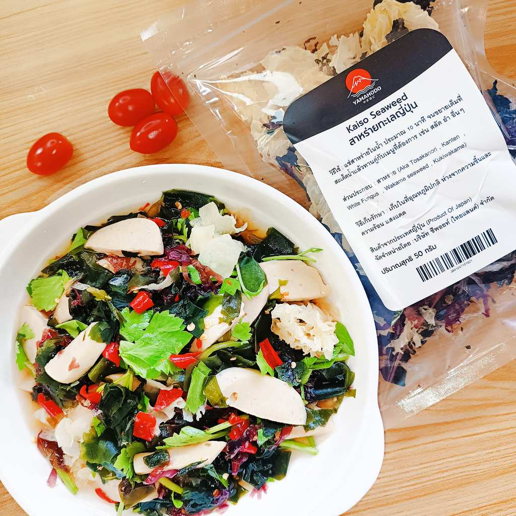 [แบ่งขาย] สาหร่ายทะเลญี่ปุ่นอบเเห้ง Kaiso seaweed 100 g BBF 01.2025