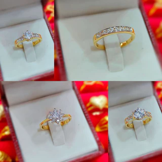 P05 แหวนเพชร swiss cz เกรดพรีเมี่ยม สวยหรู