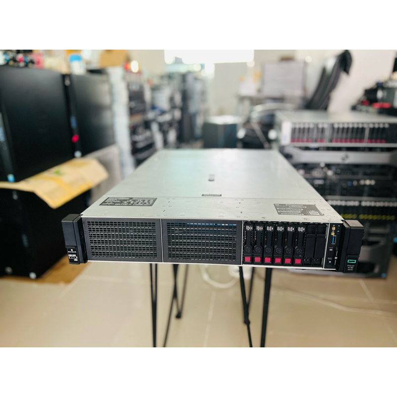 server hp dl380 gen10 2cpu 48cores ram 64gb lan 10G ประกัน 3 เดือน เซิร์ฟเวอร์เอชพีมือสองพร้อมใช้งาน