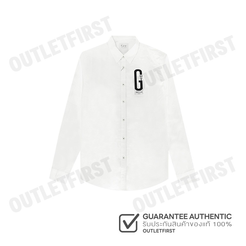 GUY LAROCHE รุ่น  MEN'S LONG SLEEVES WORK SHIRT CODE: DAC6200S4WH เสื้อเชิ้ตแขนยาวชาย เสื้อผู้ชาย เส