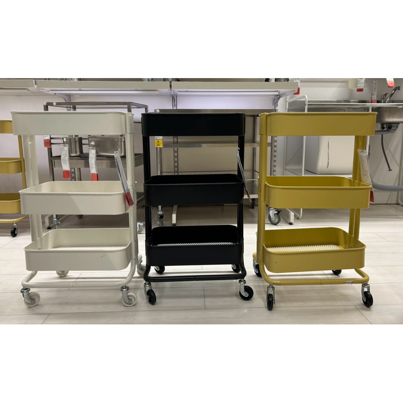 รถเข็นใส่ของ IKEA อิเกีย (RASKOG รวสกู๊ก) ขนาด 35x45x78 ซม.