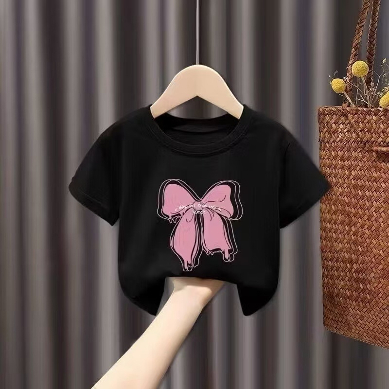 (จัดส่งตลอด 24 ชั่วโมง)KIDS PRINCESS เสื้อยืดเด็ก แขนสั้น เสื้อผ้าเด็ก สีพื้น เนื้อนุ่ม ใส่สบาย ไม่ร้อน โทนจี๊ดจ๊าด T200 - รูปที่ 6