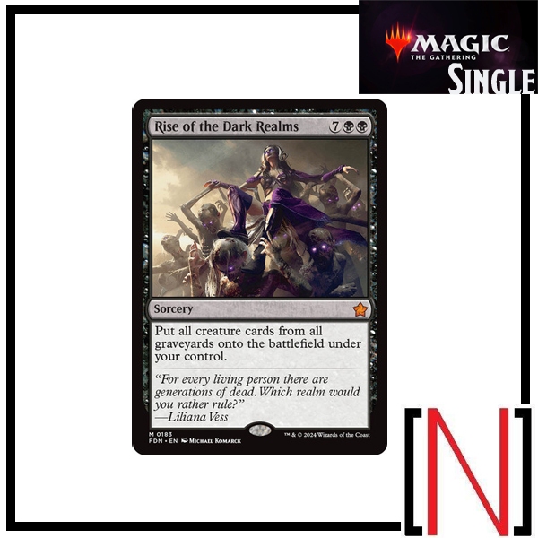 [MTG][Single][FDN] Rise of the Dark Realms ระดับ Mythic [ภาษาอังกฤษ]