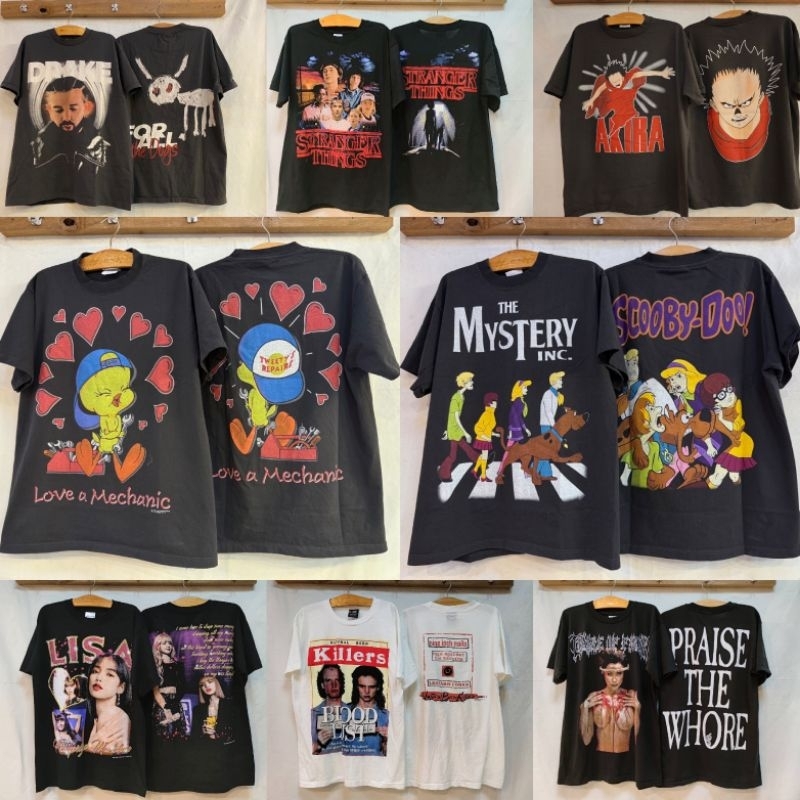 เสื้อผ้าเฟต งานป้าย งาน USA. งานวง การ์ตูนเอนิเมะ