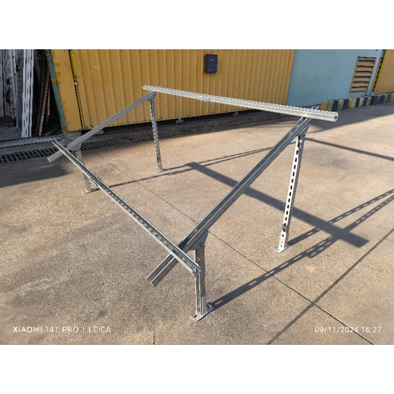 เสาตั้ง​ โครงเสา​ โครงสร้าง​ โซล่าเซลล์​ solar panel mounting rack พร้อมใช้งาน​ ไม่ต้องเชื่อม