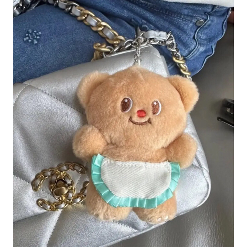 พร้อมส่ง พวงกุญแจหมีเนย Butterbear ผ้ากันเปื้อน ของแท้ ชอปไทย มือ1