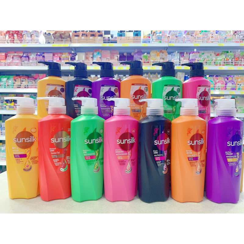 Sunsilk ซันซิล แชมพู325-350มล. ครีมนวด300-350มล.ยาสระผม ครีมนวดผม