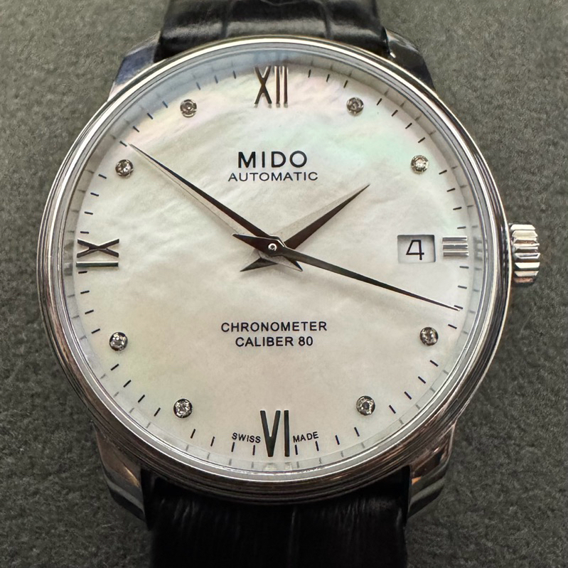 MIDO Baroncelli III Automatic Chronometer Diamond Watch M027.208.16.106.00