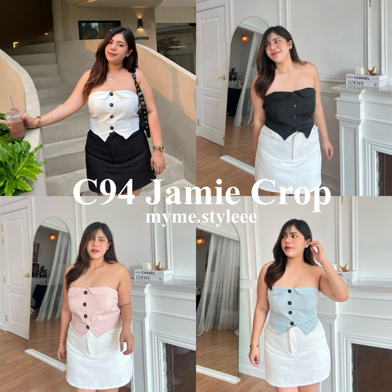 C94 Jamie Crop เกาะอกสาวอวบ - myme.styleee