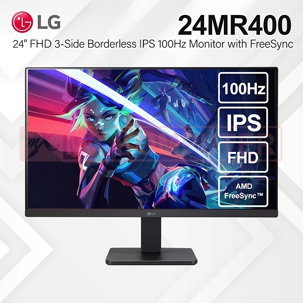 ส่งด่วน+โค้ดลด จอ LG 24" 100Hz IPS Full HD AMD FreeSync 24MR400-B Monitor ของแท้ ประกัน3ปีศูนย์ไทย