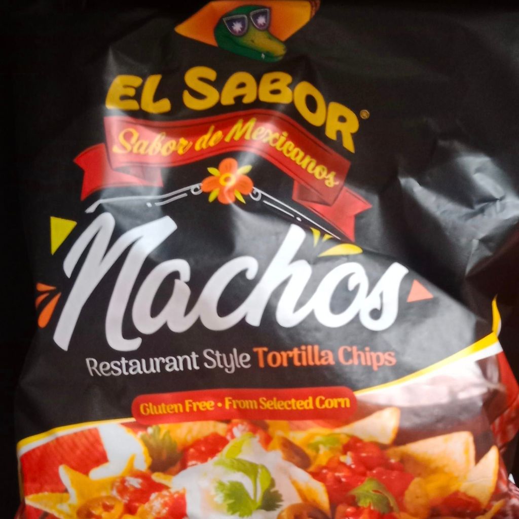 EL SABOR *** XL BAG - GLUTEN FREE *** Restaurant Style Nachos / Tortilla Chips / Crisps 200g