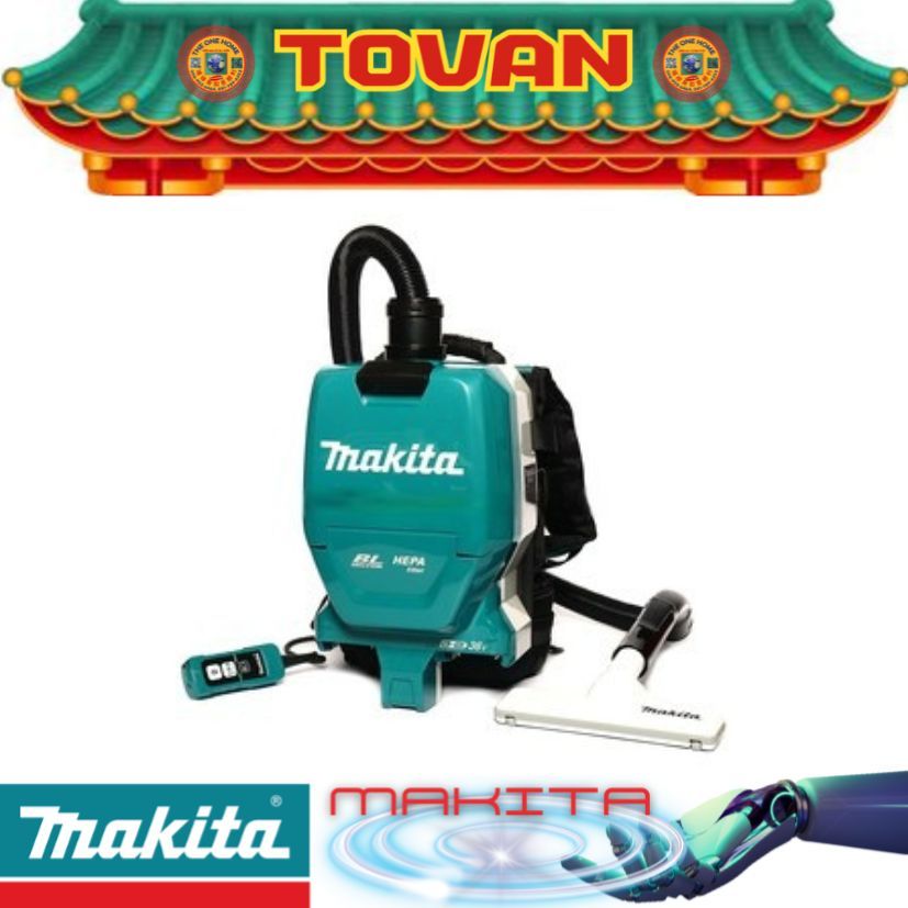 MAKITA รุ่น DVC261ZX23 เครื่องดูดฝุ่นสะพายไร้สาย 36 โวลต์ # ออก..ใบเสร็จ-ใบกำกับภาษี..ได้ครับ..