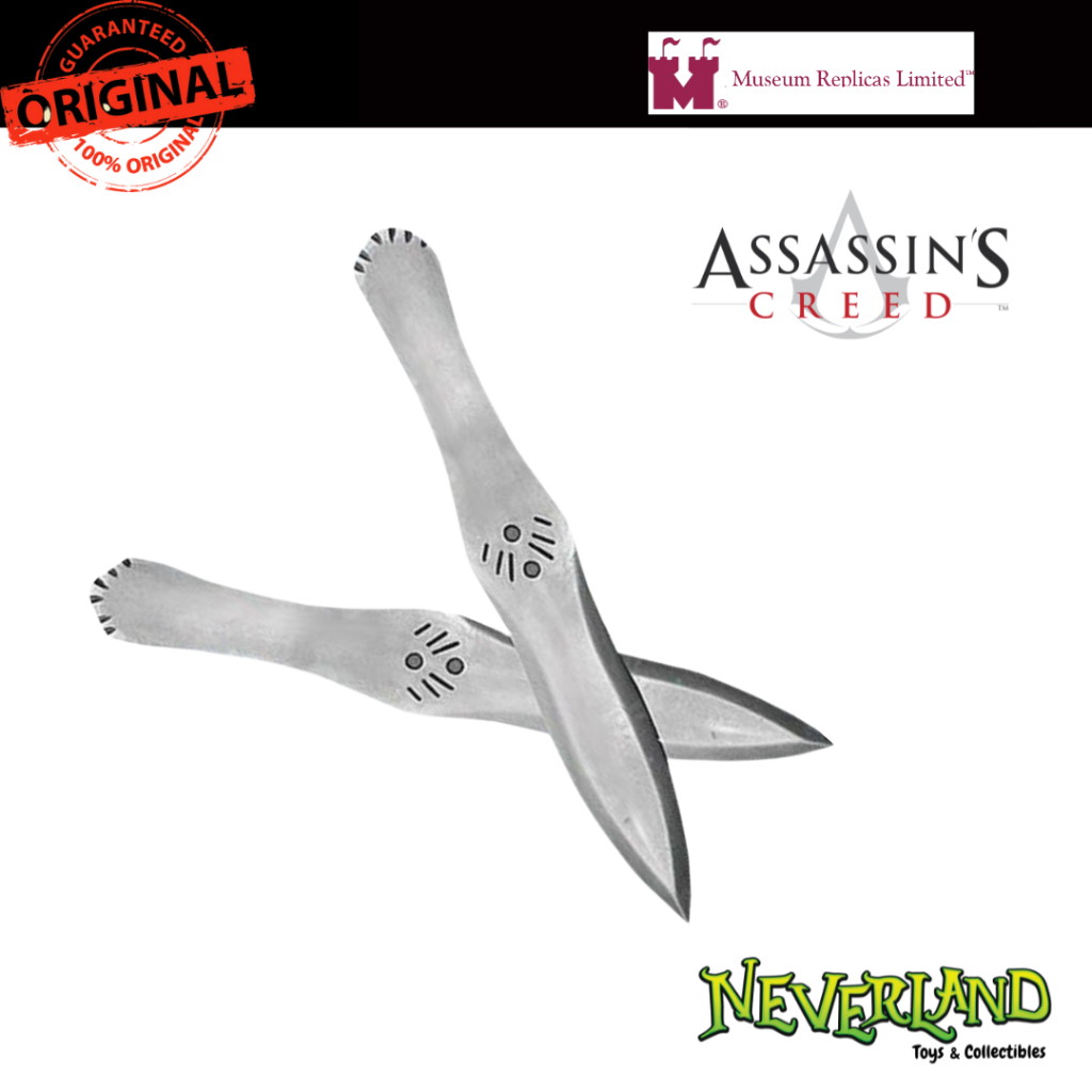 Assassins Creed Throwing Knives Set of 2 by Museum Replicas