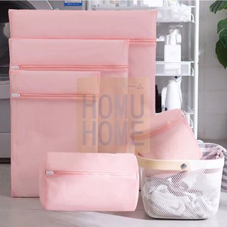 【HOMUHOME ホーム】ถุงซักผ้าตาข่าย ถุงซักชุดชั้นใน ใช้ง่าย ทนทาน ป้องกันผ้าเสียหาย B2 WASH PX