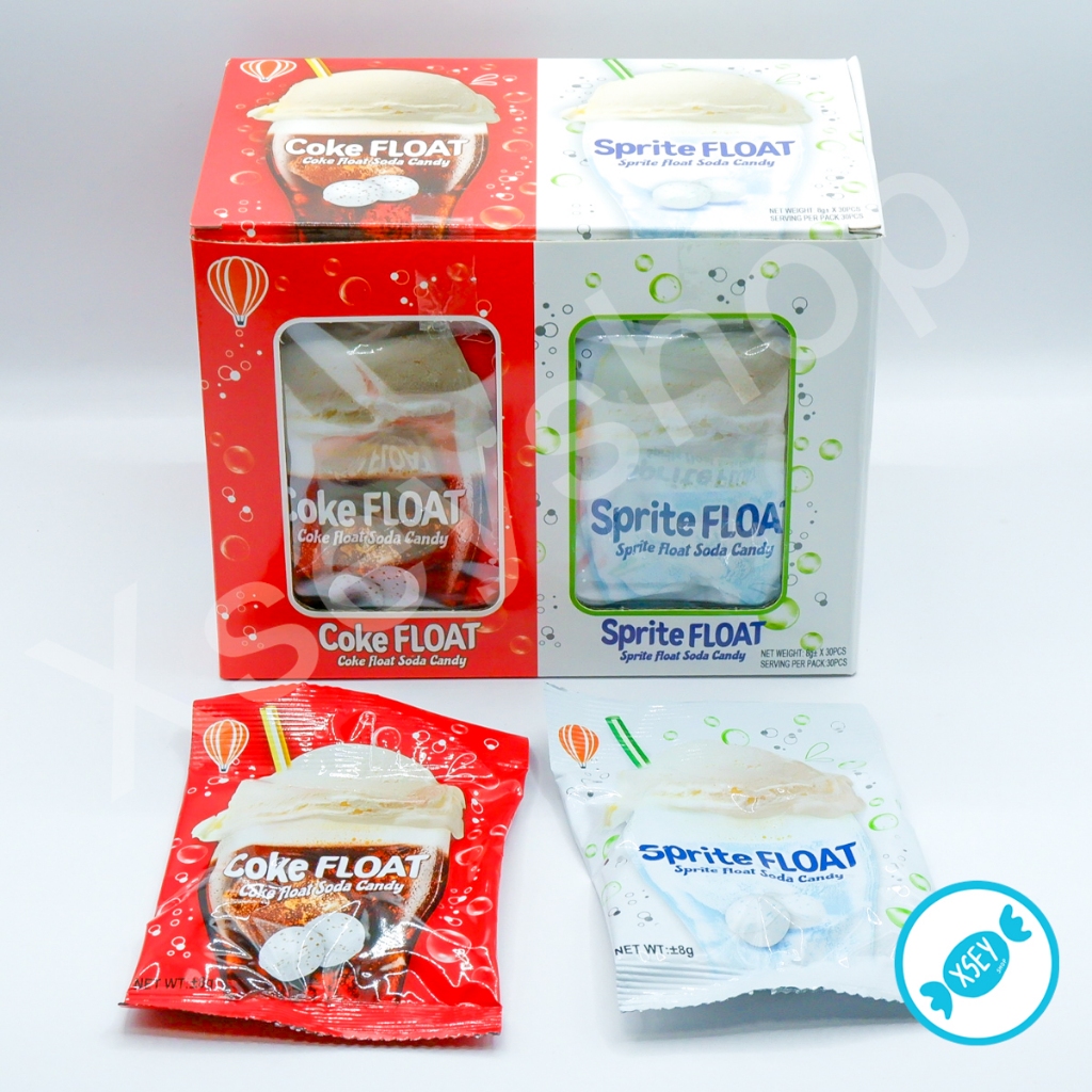 ลูกอมโค้กสไปรท์โฟล์ท 1 ซอง 8 เม็ด มีอย. 1 กล่อง 30 ชิ้น
