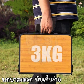 A390 โต๊ะพับตั้งแคมป์ปิ้ง โต๊ะเหล็ก พับได้ โต๊ะปิคนิค ปิ้งย่าง น้ำหนักเบา พกพาสะดวก