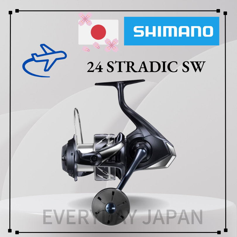 SHIMANO 24 STRADIC SW รอกสปินนิ่ง 4000HG/5000XG/6000PG/6000XG/8000HG/10000HG［DIRECT FROM JAPAN］