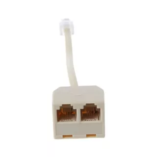 RJ11 แยกโทรศัพท์บ้าน 1ออก2 สายแจ็คแยกโทรศัพท์ 1ออก2 ทาง RJ11 6P4C
