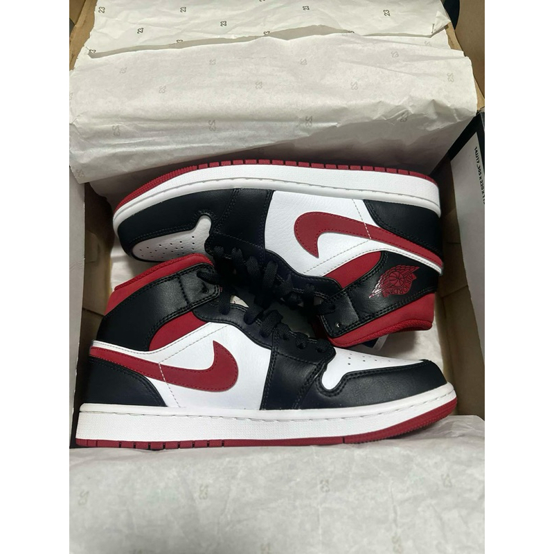 Air Jordan 1 Mid Gym Red Black/White