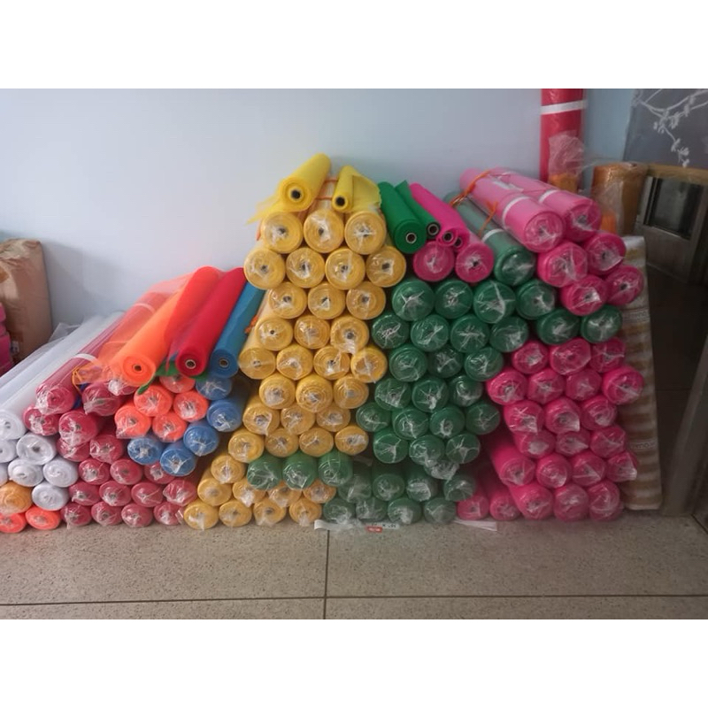 ผ้าแพร ผ้า3สี ผ้า7สี สามสี เจ็ดสี กว้าง 36 นิ้ว ผูกศาล รูปที่ 4