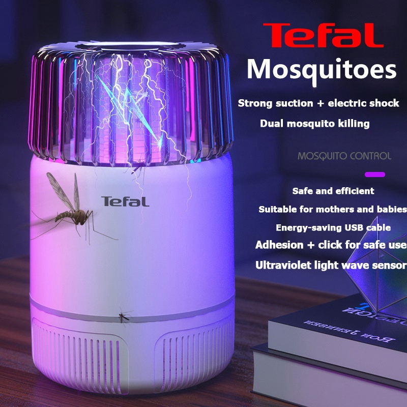 Tefal โคมไฟฆ่ายุง 360°สามมิติดึงดูดยุง ฆ่ายุงในวินาที สตรีมีครรภ์และทารกใช้ได้ เครื่องกำจัดยุง โคมไฟดักยุง โคมดักยุง ที่