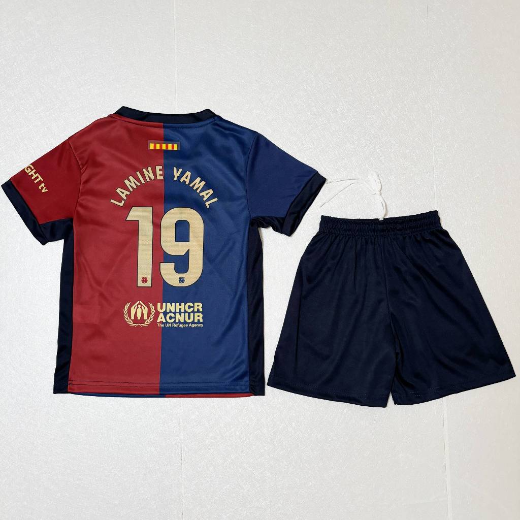 ชุดบอลเด็ก ทีมBarcelona ซื้อครั้งเดียวได้ทั้งชุด (เสื้อ+กางเกง) ตัวเดียวในราคาส่ง สินค้าเกรดA