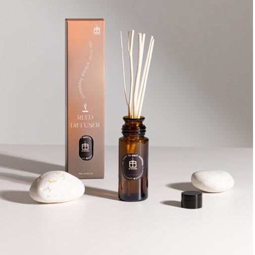 เพิ่มขนาดราคาเดิม 60 ML. ก้านไม้หอมปรับอากาศ Reed Diffuser Aroma oil แต่งบ้าน สร้างบรรยากาศด้วยก้านไม้น้ำหอม