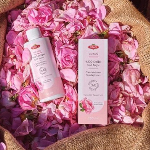 น้ำกุหลาบบริสุทธ์ จากธรรมขาติ 150ml แบรนด์ Otaci ด้านกุหลาบโดยตรง