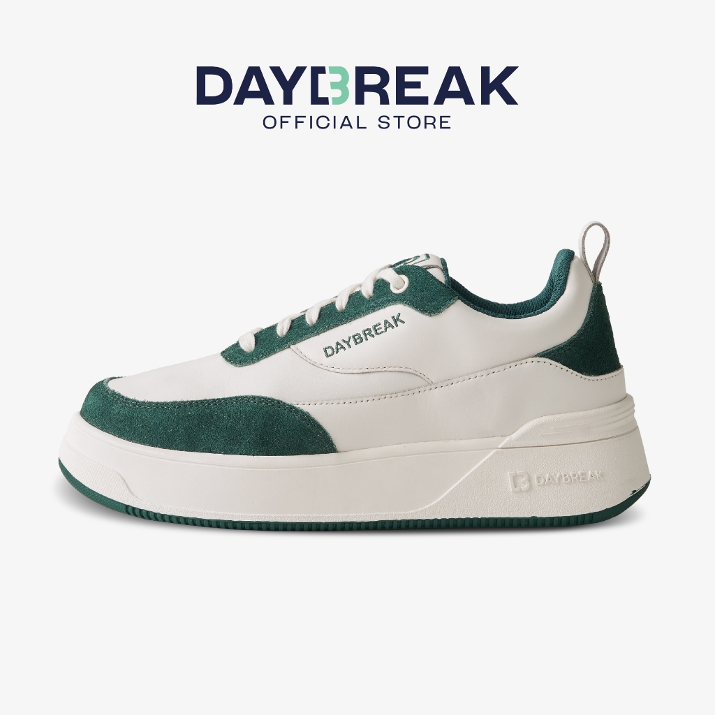 DAYBREAK T-City Platform One สี Hunter Green รองเท้าผ้าใบ หนังแท้ ผู้ชาย ผู้หญิง