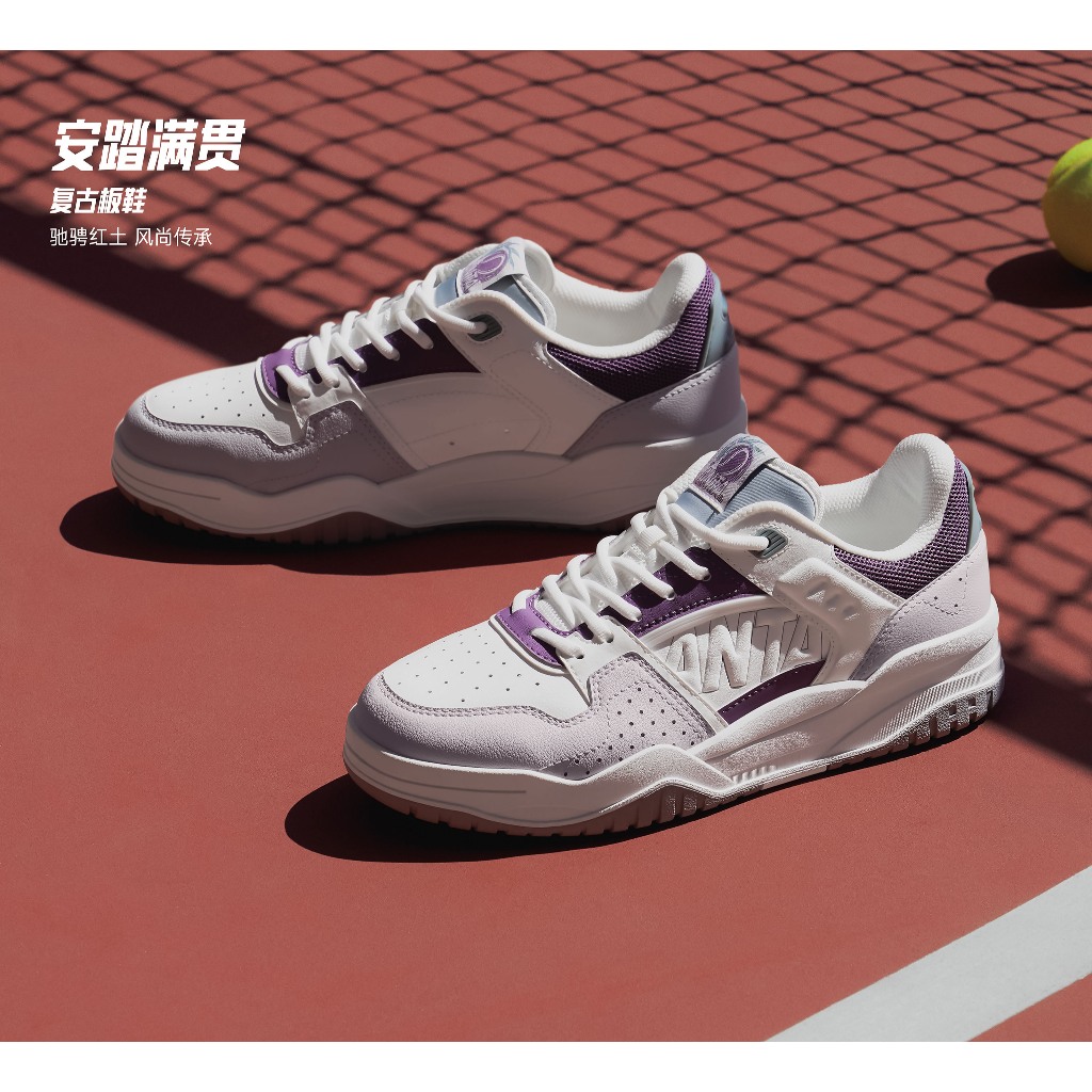 ANTA ManGuan Women Borad Shoes 1224D8032 Official Store