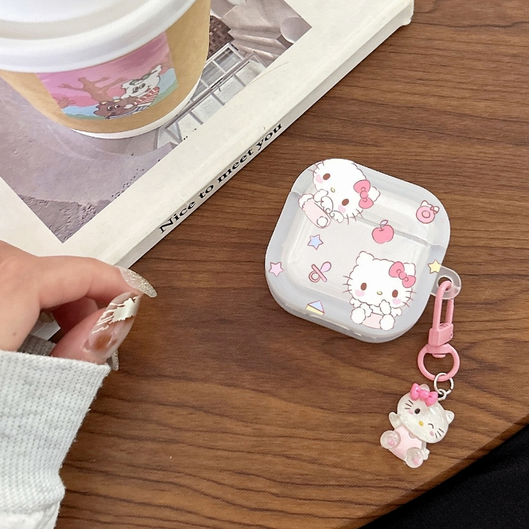 จัดส่งจากกรุงเทพ AirPods 4 Pro2 Pro 3 2 1 hello kitty cute Case กรณีปลอกสําหรับ AirPods gen3 TPU Matte