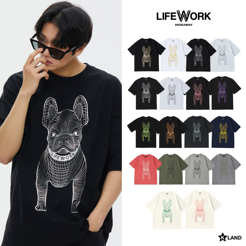 LIFEWORK RADOG BIG LOGO SERIES TEE SHORT SLEEVE T-SHIRT เสื้อยืด แขนสั้น คอกลม (LWK24TS0006U)