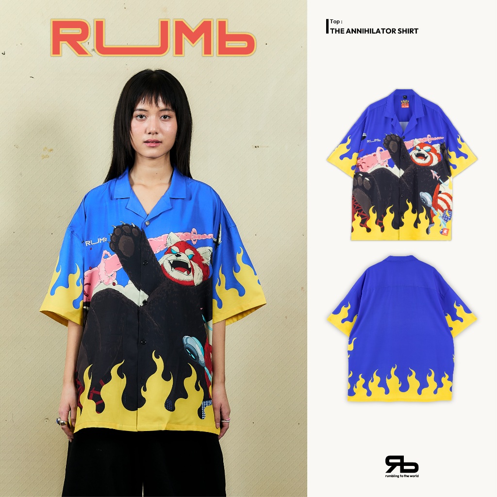 RUMb - เสื้อเชิ้ต เเขนสั้น รุ่น ANNIHILATOR SHIRT
